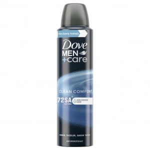 Dove Men Care Sprey Deodorant 1/4 Nemlendirici Krem Clean Comfort 150 ml