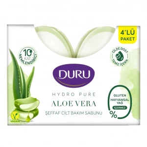 Duru Hydro Pure Aloe Vera Şeffaf Cilt Bakım Sabunu 135 gr x 4