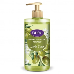 Duru Zeytin Çiçeği Organik Zeytinyağlı Sıvı Sabun 500 ml