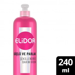 Elidor Güçlü ve Parlak Kuru ve Mat Saçlar İçin Şekillendirici Saç Bakım Kremi 240 ml