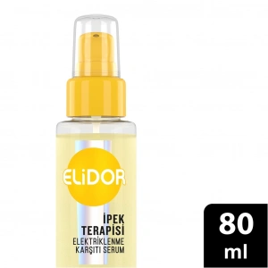 Elidor İpek Terapisi Elektriklenme Karşıtı Saç Bakım Serumu 80 ml