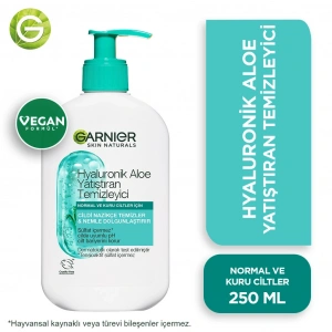 Garnier Hyaluronik Aloe Nemlendiren ve Yatıştıran Temizleyici 250 ml
