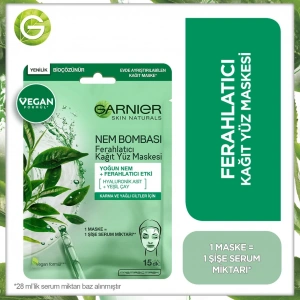 Garnier Nem Bombası Ferahlatıcı Kağıt Maske 28 gr