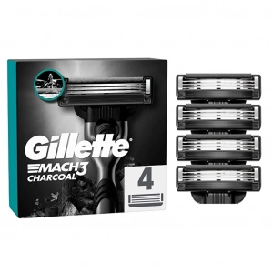 Gillette Mach3 Charcoal Yedek Tıraş Bıçağı 4lü