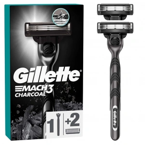 Gillette Mach3 Charcoal Yedekli Tıraş Makinesi