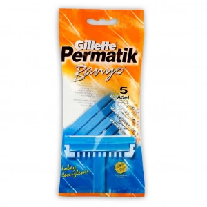 Gillette Permatik Banyo Kullan At Tıraş Bıçağı 5li