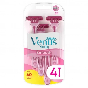 Gillette Simply Venus 3 Kullan At Kadın Tıraş Bıçağı 4lü Paket