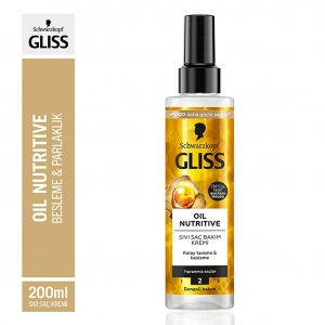 Gliss Oil Nutritive Sıvı Saç Bakım Kremi 200 ml