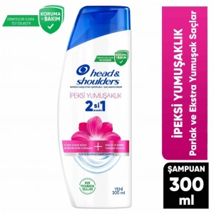 Head & Shoulders 2si 1 Arada İpeksi Yumuşaklık Kepek Karşıtı Şampuan 300 ml