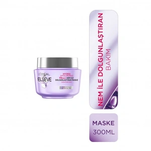 Loreal Paris Elseve Hydra Hyaluronic 72 Saat Nem İle Dolgunlaştıran Maske 300 ml