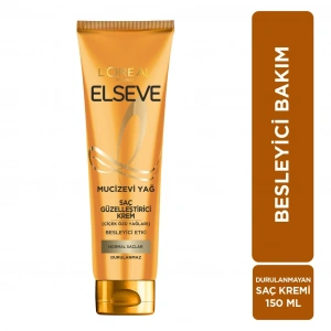 Loreal Paris Elseve Mucizevi Yağ Saç Güzelleştirici Krem 150 ml (Her Saç Tipi)
