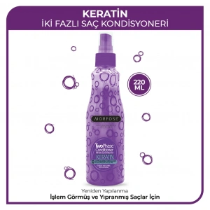 Morfose Keratin Çift Fazlı Fön Suyu 220 ml