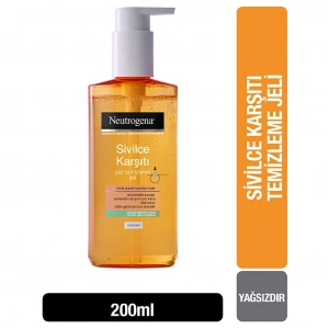Neutrogena Akne Karşıtı Yağsız Yüz Temizleme Jeli 200 ml