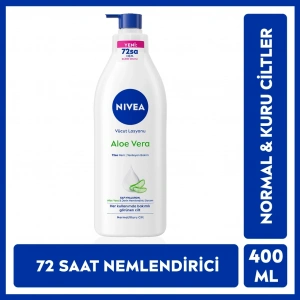 Nivea Aloe Vera 72 Saat Nemlendirici Vücut Losyonu 400 ml