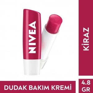 Nivea Kiraz Renkli Nemlendirici Dudak Bakım Kremi ve Parlatıcısı 4.8 gr