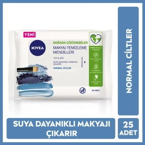 Nivea Makyaj Temizleme Mendili 25 Adet (Yüz, Göz ve Normal Ciltler İçin)