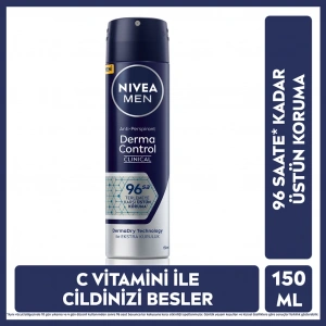 Nivea Men Derma Control Clinical Erkek Deodorant Sprey 150 ml
