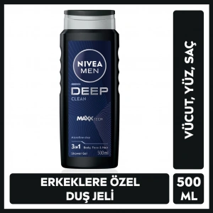 Nivea Men Erkek Deep Dimension Banyo ve Duş Jeli 500 ml