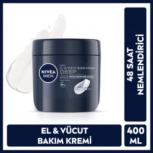 Nivea Men Erkek Deep El ve Vücut Bakım Kremi 400 ml
