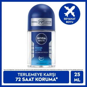 Nivea Men Erkek Mini Roll-on Deodorant Fresh Active 25 ml