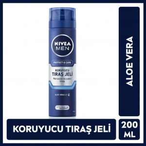 Nivea Men Erkek Protect & Care Koruyucu Tıraş Jeli 200 ml