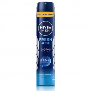 Nivea Men Fresh Active Erkek Sprey Deodorant 200 ml