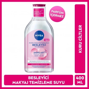 Nivea Micellar Besleyici Yüz Göz ve Dudak için Makyaj Temizleme Suyu 400 ml