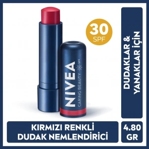 Nivea Renkli Dudak Bakım Kremi Kırmızı 4,8 gr
