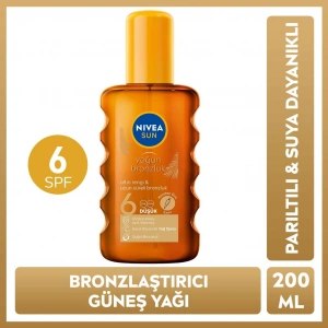 Nivea Sun Bronzlaştırıcı Vücut Güneş Yağı 200 ml