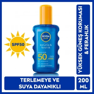 Nivea Sun SPF50 Güneş Koruyucu ve Ferahlık Vücut Spreyi 200 ml