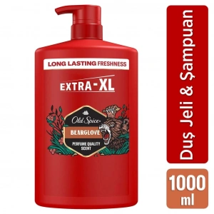 Old Spice Bearglove Erkek Duş Jeli ve Şampuan 1000 ml (Extra XL)