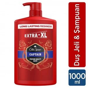 Old Spice Captain XXL Büyük Boy Erkek Duş Jeli ve Şampuan 1000 ml