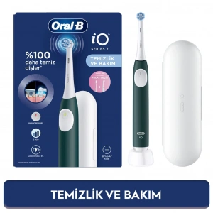Oral-B iO Series 2 Yeşil Diş Fırçası + Seyahat Kabı