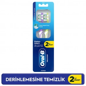 Oral-B Pro-Expert Derinlemesine Temizlik Diş Fırçası 1+1 (Orta)