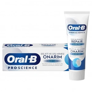 Oral-B Pro-Science Diş Eti ve Diş Minesi Onarım Klasik Nane Diş Macunu 75 ml
