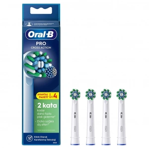 Oral-B Şarjlı Diş Fırçası Yedek Başlığı Cross Action X-Filament 4lü