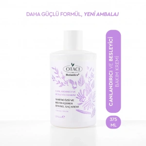 Otacı Botanics+ Canlandırıcı Bitkisel Saç Bakım Kremi 10 Bitki ve Biotin 375 ml