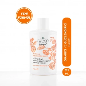 Otacı Botanics+ Onarıcı ve Güçlendirici Bitkisel Bakım Şampuanı Bal Kabağı ve Bitkisel Keratin 375 ml
