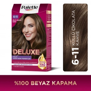 Palette Deluxe Saç Boyası 6-11 Küllü Çikolata Kahve