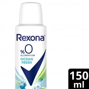 Rexona Kadın Sprey Deodorant Ocean Fresh %0 Alüminyum 150 ml