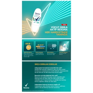 Rexona Üstün Koruma Shower Fresh Kadın Mini Roll On Deodorant 20 ml x 2