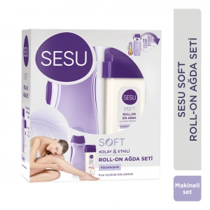 Sesu Soft Isıtıcılı Roll-On Ağda Seti (Makineli)