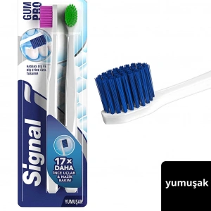 Signal Gum Pro Nazik Bakım Diş Fırçası 1+1 (Yumuşak)