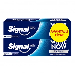 Signal White Now Diş Macunu Original Uzun Süren Beyazlık 75 ml x 2
