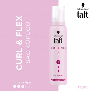Taft Curl & Flex Saç Köpüğü 150 ml