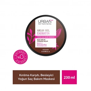 Urban Care Argan Oil & Keratin Yoğun Saç Bakım Maskesi 230 ml