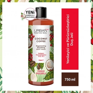 Urban Care Coconut Coffee Yenileyici ve Pürüzsüzleştirici Duş Jeli 750 ml