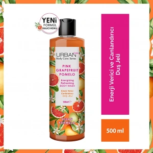 Urban Care Pink Grapefruit & Pomelo Canlandırıcı ve Nemlendirici Duş Jeli 500 ml