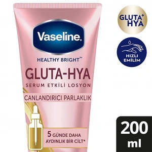 Vaseline Gluta-Hya Serum Etkili Canlandırıcı Vücut Losyonu 200 ml