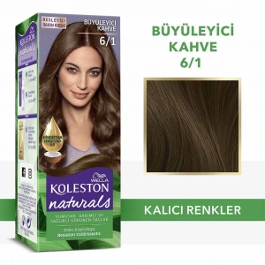 Wella Koleston Naturals Saç Boyası 6/1 Büyüleyici Kahve